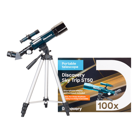 Телескоп Levenhuk Discovery Sky Trip ST50 с книгой